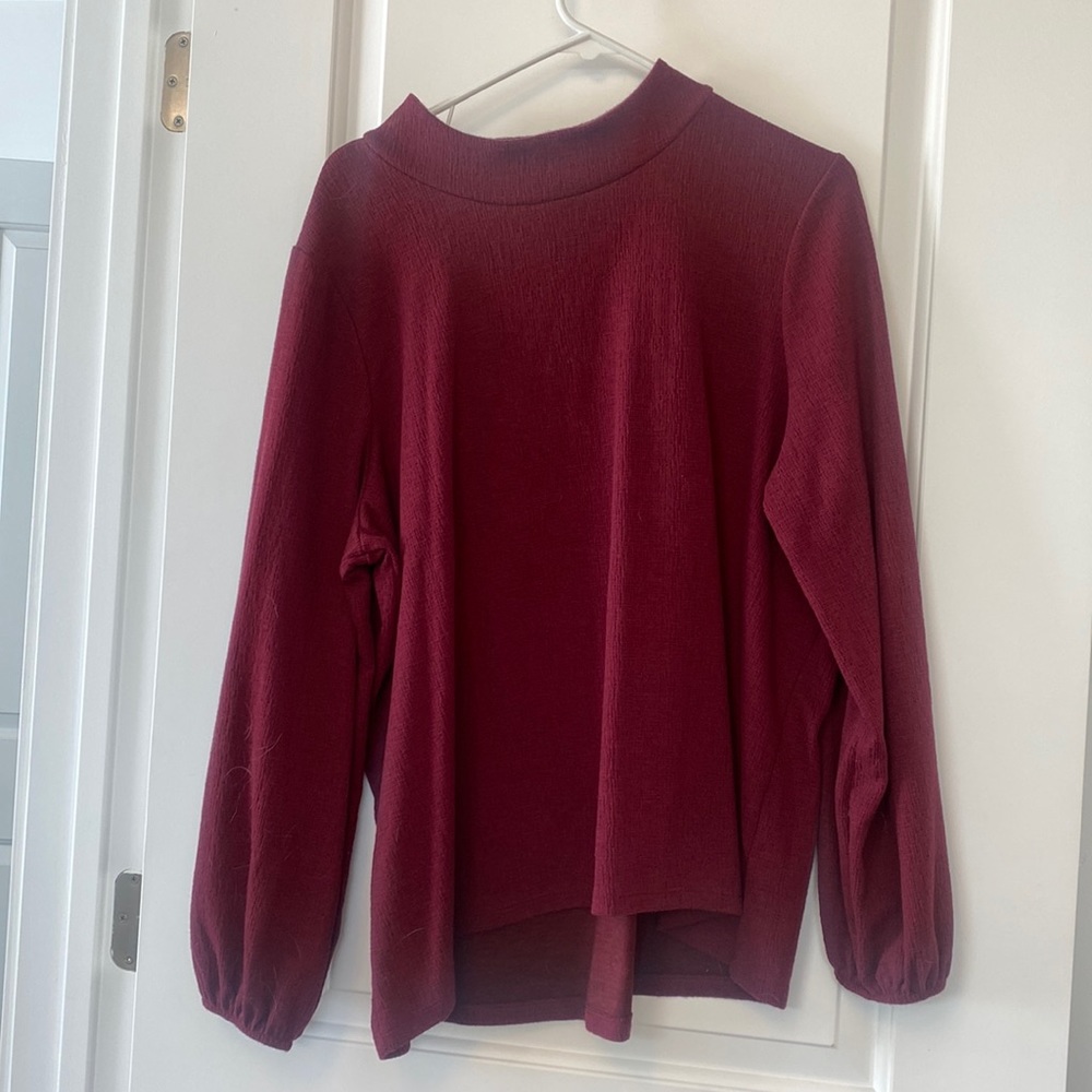 Maroon Blouse